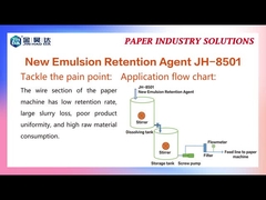 JH 8501 Aiuti al drenaggio di ritenzione riducono la concentrazione di acqua bianca fuori linea