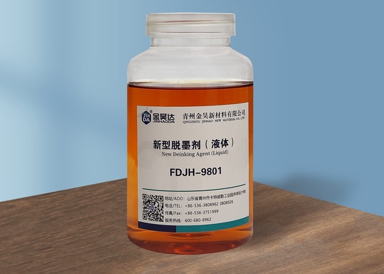 Agente liquido di FDJH9801 Deinking con poco inquinamento dell'acqua di scarico di Deinking