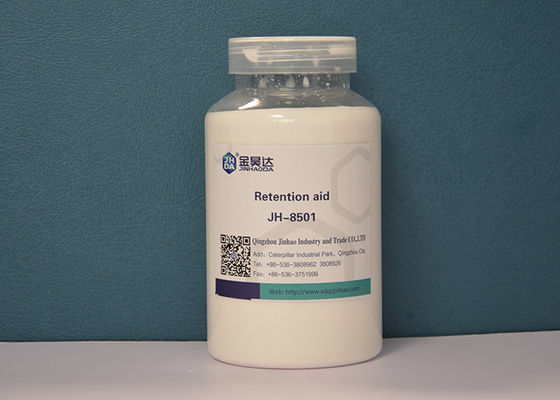 Prezzo buono Gli ausili di ritenzione sono sostanze chimiche cruciali nella fabbricazione della carta, progettate per migliorare la ritenzione di particelle fini (come filler, pigmenti e piccole fibre) all'interno del foglio di carta durante la formazione in linea
