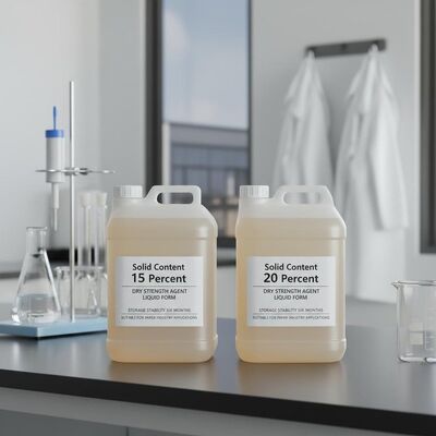 Prezzo buono Agente di resistenza a secco al 15% e 20% di contenuto solido con stabilità di conservazione di 6 mesi per l'industria cartaria in linea